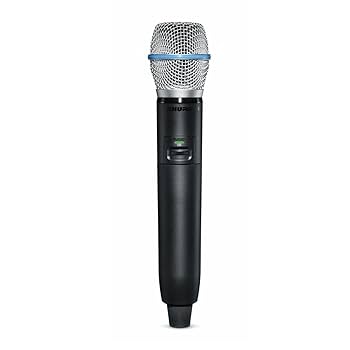 ラックマウント型SHURE GLXD24R/B87A　ワイヤレスマイクセット GLXD24R+/B87A - Digital Wireless Rack System with BETA®87A